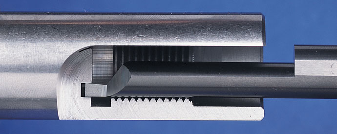 Grooving Insert for Non-Ferrous Alloys Aluminium and Plastic Without Interrupted Cuts Uncoated Carbide Full Radius THINBIT 3 Pack LGI094D5FR 0.094 Width 0.141 Depth 