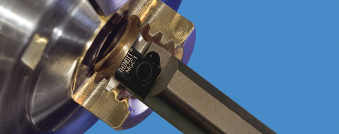 MINI GROOVE 'N TURN®
Insertable Internal Threading